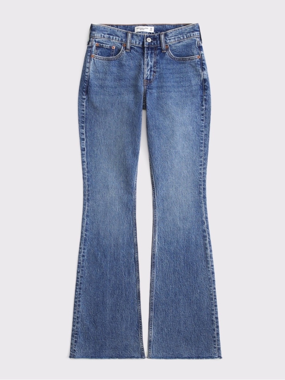 Abercrombie & Fitch Women's Boot Cut Jeans - Light Blue Denim